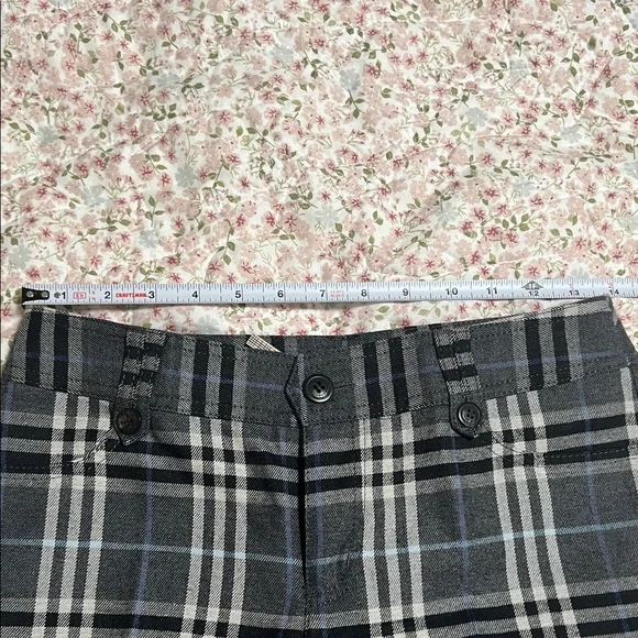 Burberry Blue Label Black, Blue and Gray Plaid Shorts - Picture 8 of 8